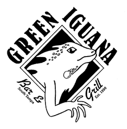 GREEN IGUANA BAR & GRILL SOUTH TAMPA EST. 1990