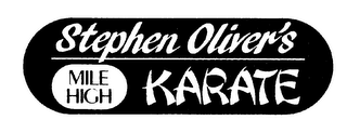 STEPHEN OLIVER'S MILE HIGH KARATE