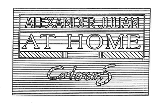 ALEXANDER JULIAN AT HOME COLOURS