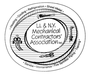 L.I. & N.Y. MECHANICAL CONTRACTORS' ASSOCIATION INC. HEATING COOLING REFRIGERATION SHEET METAL SERVICE MAINTENANCE FIRE SPRINKLER PIPING TRAINING