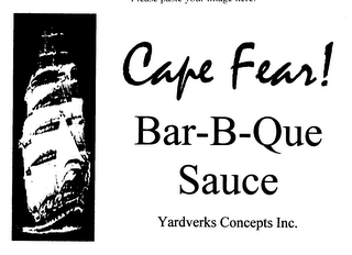 CAPE FEAR! BAR-B-QUE SAUCE YARDVERKS CONCEPTS INC.