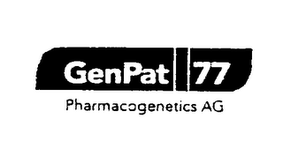 GENPAT 77 PHARMACOGENETICS AG