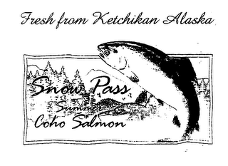 SNOW PASS SUMMER COHO SALMON FRESH FROM KETCHIKAN ALASKA