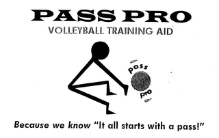 PASS PRO VOLLEYBALL TRAINING AID BECAUSE WE KNOW "IT ALL STARTS WITH A PASS!"