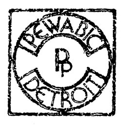 PEWABIC DETROIT PP