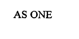 AS ONE