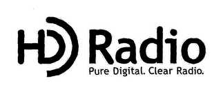 HD RADIO PURE DIGITAL. CLEAR RADIO.