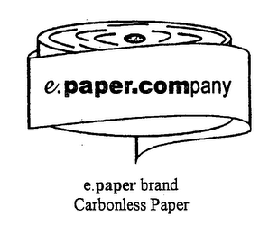 E.PAPER.COMPANY E.PAPER BRAND CARBONLESS PAPER