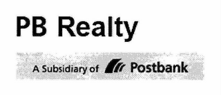 PB REALTY A SUBSIDIARY OF POSTBANK