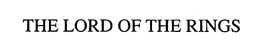 THE LORD OF THE RINGS trademark