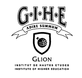 GIHE ADIRE SUMMUM GLION INSTITUT DE HAUTES ETUDES INSTITUTE OF HIGHER EDUCATION