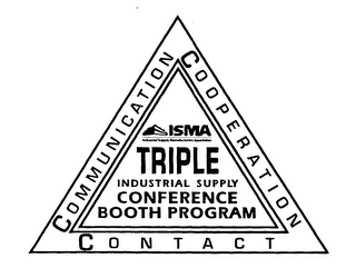 COMMUNICATION COOPERATION CONTACT ISMA INDUSTRIAL SUPPLY MANUFACTURERS ASSOCIATION TRIPLE INDUSTRIAL SUPPLY CONFERENCE BOOTH PROGRAM