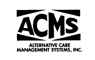 ACMS ALTERNATIVE CARE MANAGEMENT SYSTEMS, INC.