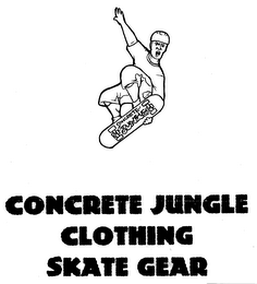 CONCRETE JUNGLE CLOTHING SKATE GEAR