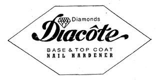 DIACOTE DIAMONDS BASE & TOP COAT NAIL HARDENER