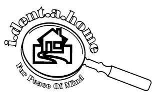 I.DENT.A.HOME FOR PEACE OF MIND