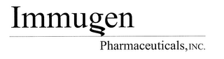 IMMUGEN PHARMACEUTICALS, INC.