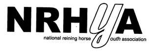 NRHYA NATIONAL REINING HORSE YOUTH ASSOCIATION