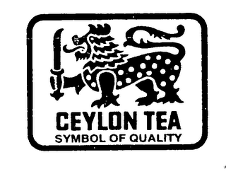 CEYLON TEA SYMBOL OF QUALITY