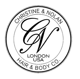 CHRISTINE & NOLAN CN LONDON USA HAIR & BODY CO.