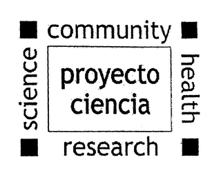 PROYECTO CIENCIA COMMUNITY HEALTH RESEARCH SCIENCE