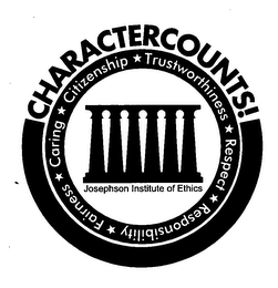 CHARACTERCOUNTS! CITIZENSHIP TRUSTWORTHINESS RESPECT RESPONSIBILITY FAIRNESS CARING JOSEPHSON INSTITUTE OF ETHICS