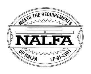 NALFA MEETS THE REQUIREMENTS OF NALFA LF-01-2001