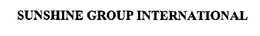 SUNSHINE GROUP INTERNATIONAL