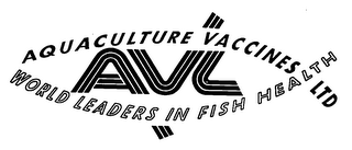 AVL AQUACULTURE VACCINES LTD WORLD LEADERS IN FISH HEALTH