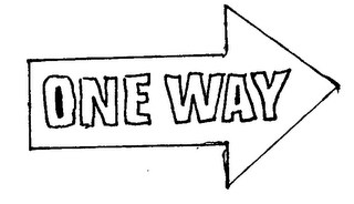 ONE WAY