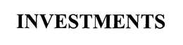 INVESTMENTS trademark