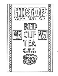 HILTOP RED CUP TEA INDIA TEA C.T.C.