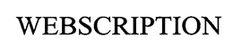 WEBSCRIPTION