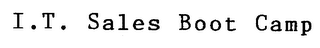 I.T. SALES BOOT CAMP.