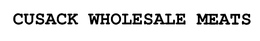 CUSACK WHOLESALE MEATS