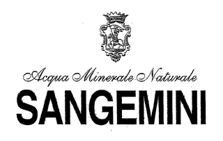 ACQUA MINERALE NATURALE SANGEMINI