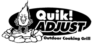 QUIK! ADJUST OUTDOOR COOKING GRILL