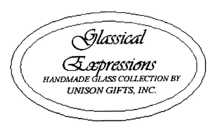 GLASSICAL EXPRESSIONS HANDMADE GLASS COLLECTION BY UNISON GIFTS, INC.