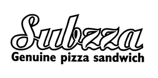 SUBZZA GENUINE PIZZA SANDWICH