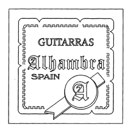 GUITARRAS ALHAMBRA SPAIN