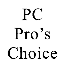 PC PRO'S CHOICE