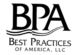 BPA BEST PRACTICES OF AMERICA, LLC