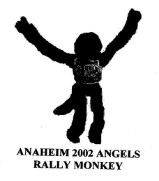 ANAHEIM 2002 ANGELS RALLY MONKEY