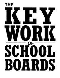 THE KEY WORK OF SCHOOL BOARDS