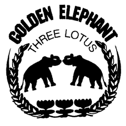 GOLDEN ELEPHANT THREE LOTUS