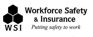 WSI WORKFORCE SAFETY & INSURANCE PUTTING SAFETY TO WORK
