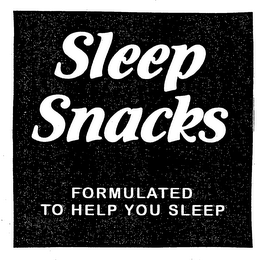 SLEEP SNACKS FORMULATED TO HELP YOU SLEEP