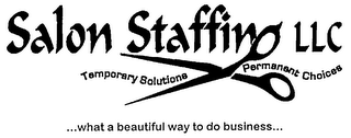 SALON STAFFING LLC TEMPORARY SOLUTIONS PERMANENT CHOICES ...WHAT A BEAUTIFUL WAY TO DO BUSINESS...