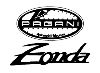 ZONDA PAGANI AUTOMOBILI MODENA