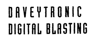 DAVEYTRONIC DIGITAL BLASTING